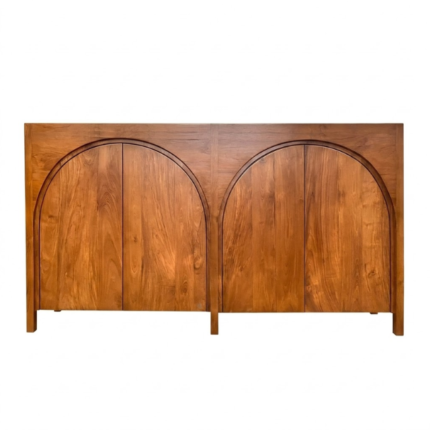 Premium TV Sideboard Solid Wood –  Door Storage