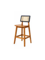 Scandinavian Wooden Bar Stool